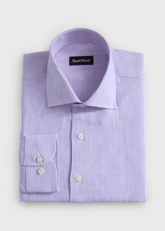 Linen Stripe Shirt - Paul Stuart Trending