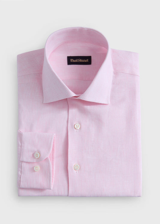Linen Stripe Shirt - Paul Stuart Recommended