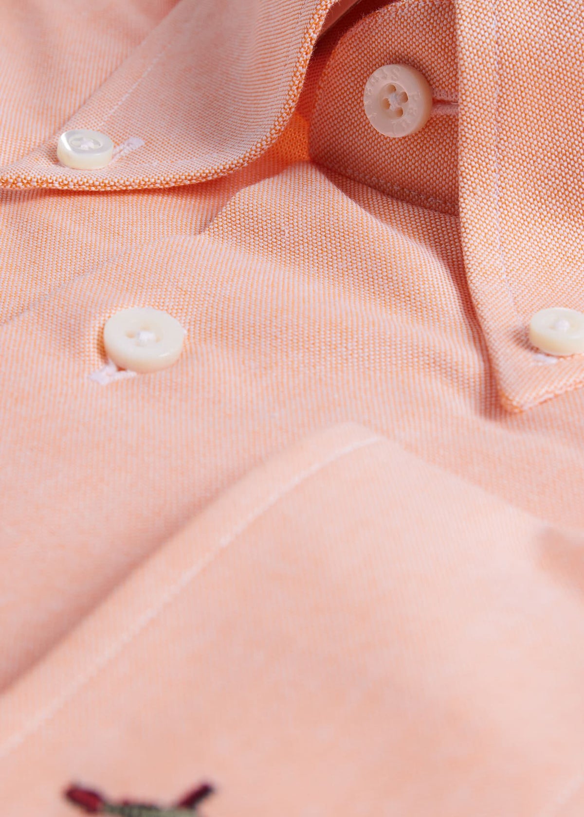 Cotton Oxford Logo Sport Shirt - Paul Stuart Signature
