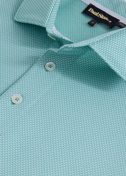 Solid Mélange Performance Polo - Paul Stuart Essential
