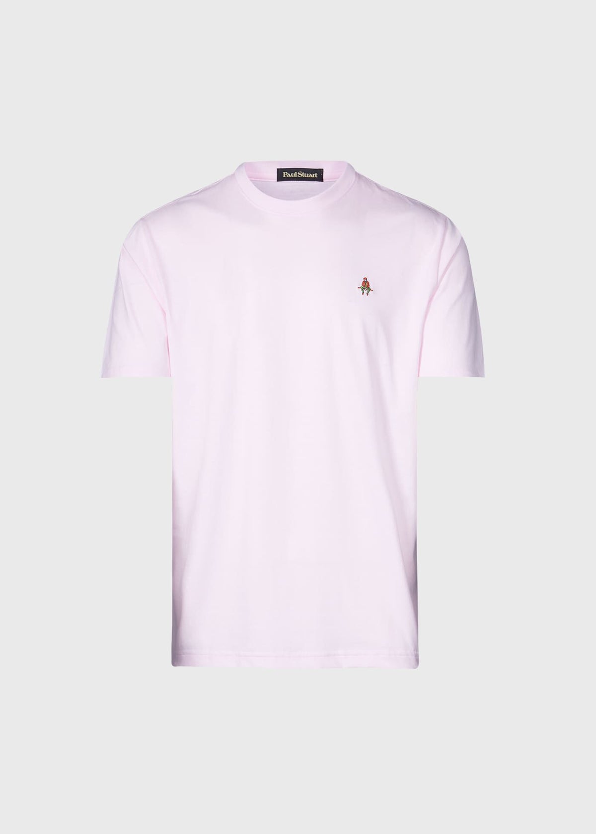 Pima Interlock Logo T-Shirt - Paul Stuart Great Value