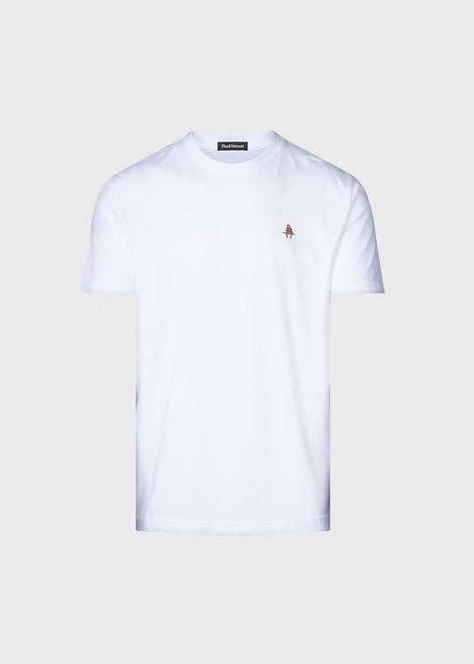 Pima Interlock Logo T-Shirt - Paul Stuart Latest