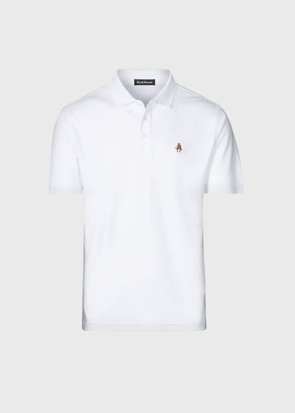 Pima Interlock Logo Polo - Paul Stuart Latest