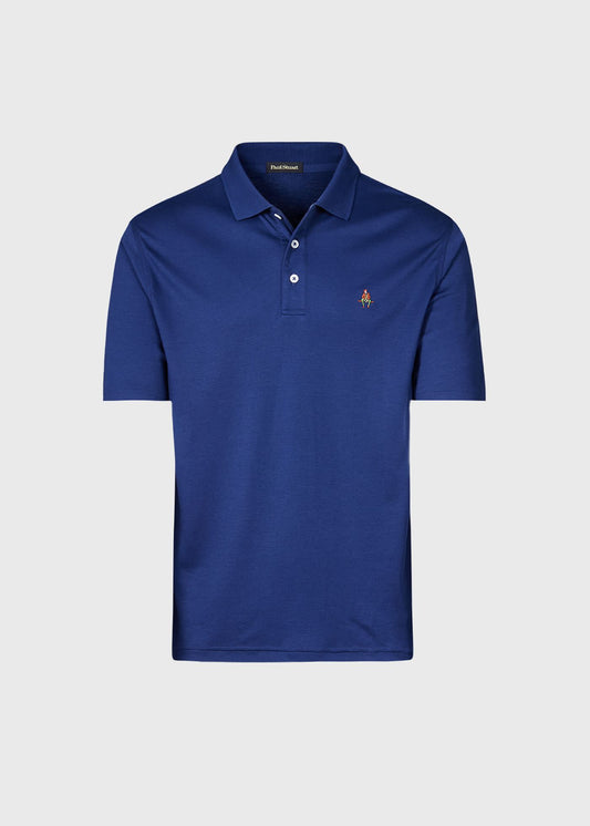 Pima Interlock Logo Polo - Paul Stuart Signature