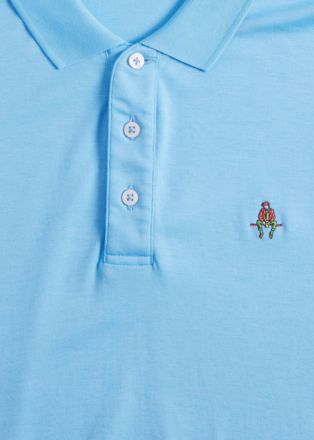 Pima Interlock Logo Polo - Paul Stuart Hot Sale