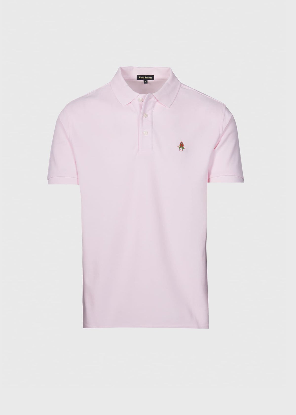 Cotton Pique Logo Polo - Paul Stuart Smart Buy