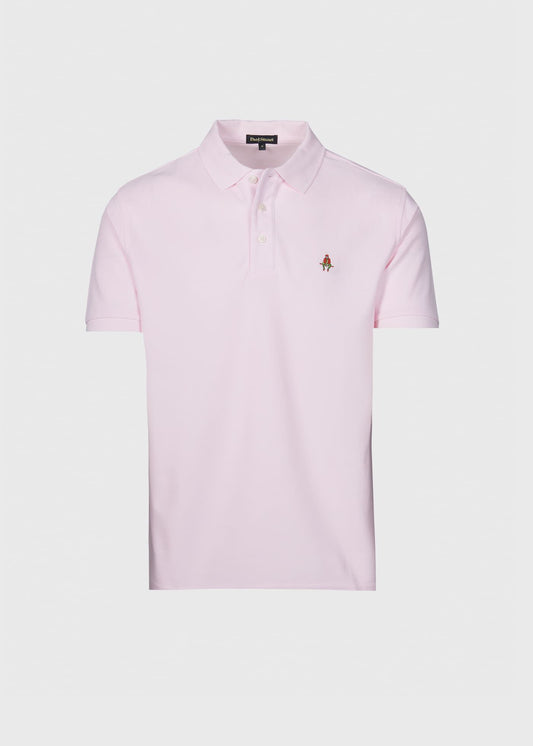 Cotton Pique Logo Polo - Paul Stuart Smart Buy