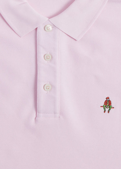 Cotton Pique Logo Polo - Paul Stuart Smart Buy