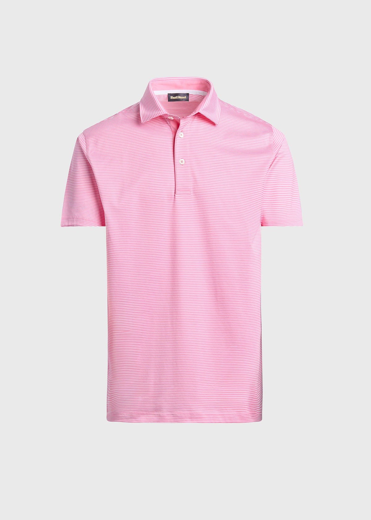 Two-Tone Stripe Performance Polo - Paul Stuart Special Offer