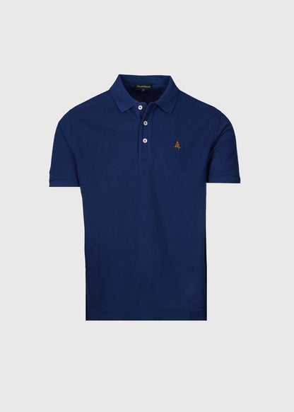 Cotton Pique Logo Polo - Paul Stuart Everyday