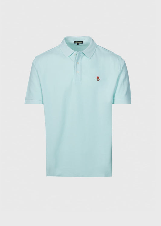 Cotton Pique Logo Polo - Paul Stuart Trusted