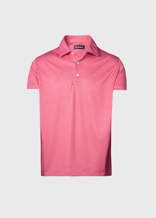 Ultra Soft Deco Dot Performance Polo - Paul Stuart Everyday