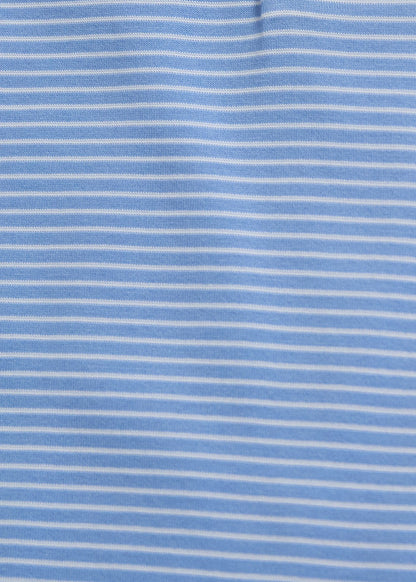 Two-Tone Stripe Performance Polo - Paul Stuart Best Seller