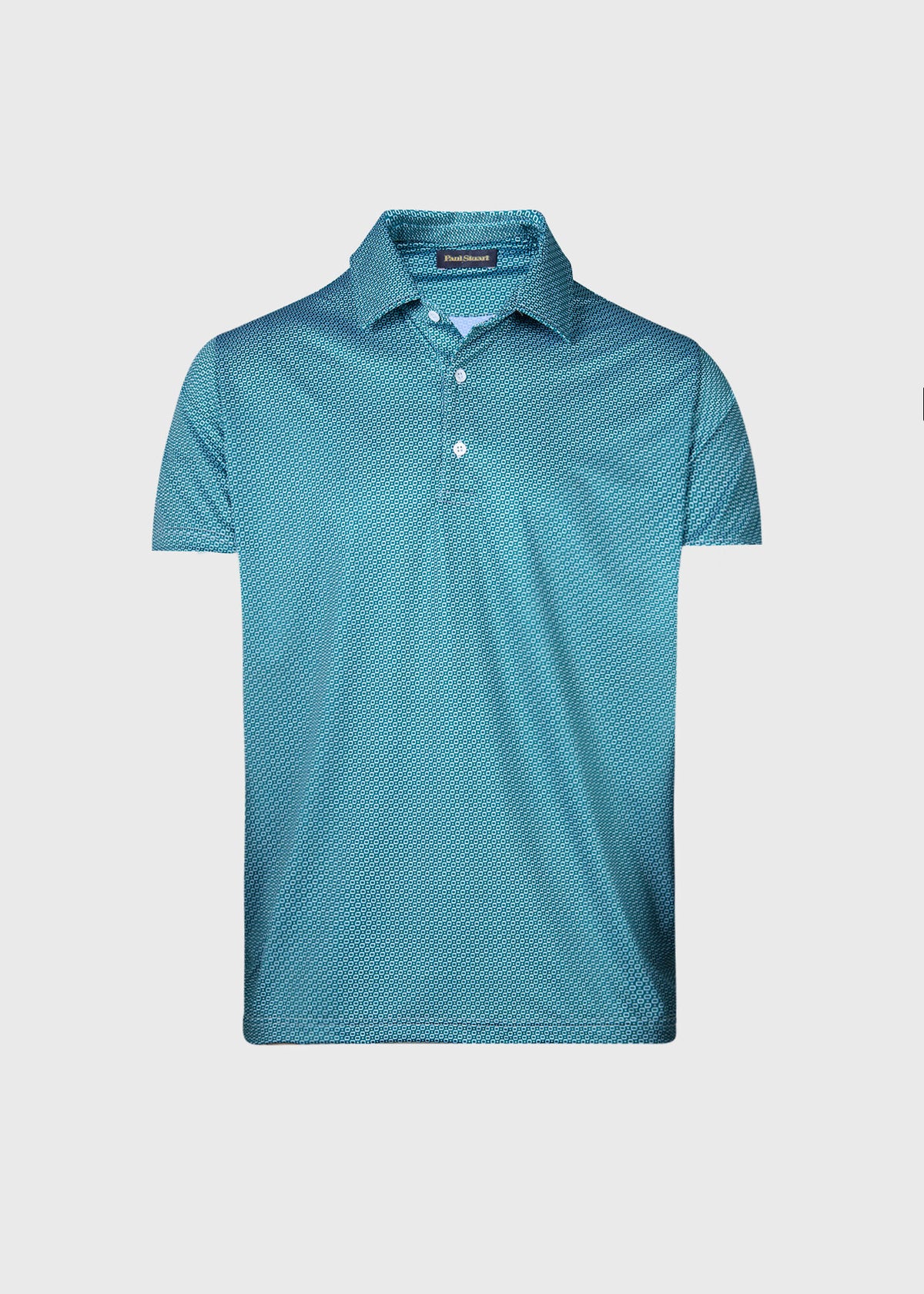 Ultra Soft Deco Square Performance Polo - Paul Stuart New