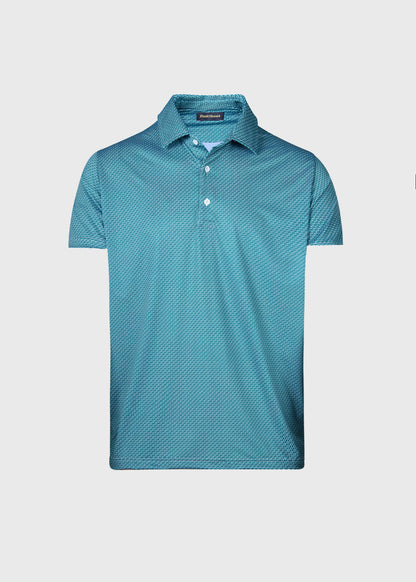 Ultra Soft Deco Square Performance Polo - Paul Stuart New