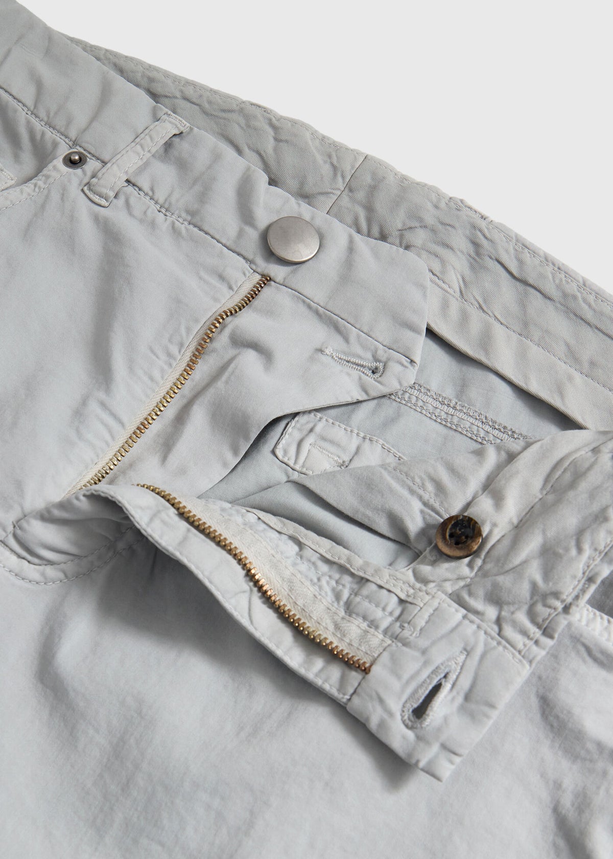 Cotton & Silk Five Pocket Pant - Paul Stuart Classic