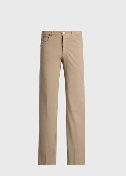 Cotton & Silk Five Pocket Pant - Paul Stuart Everyday