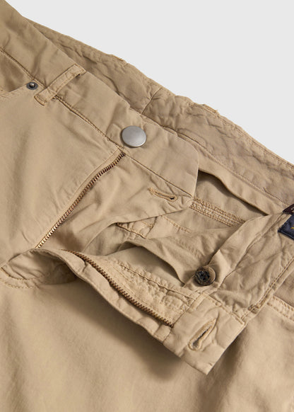 Cotton & Silk Five Pocket Pant - Paul Stuart Everyday