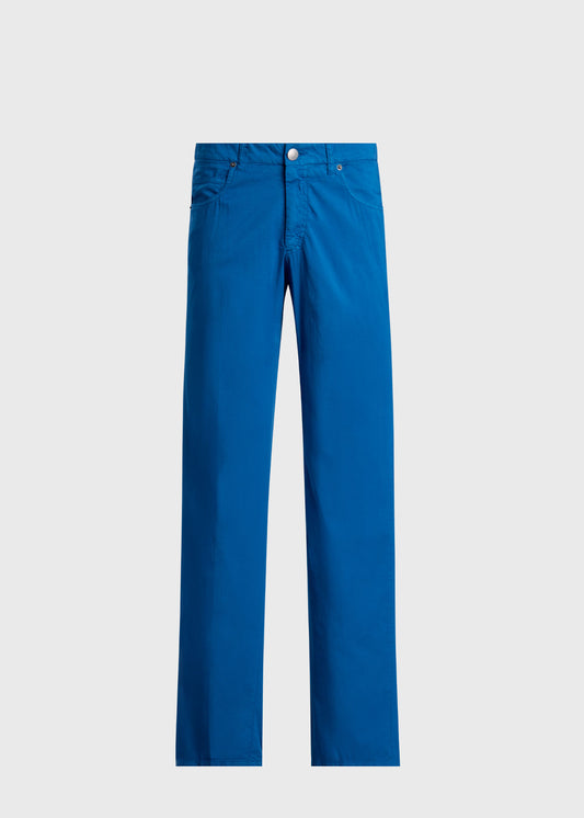 Cotton & Silk Five Pocket Pant - Paul Stuart Best Seller