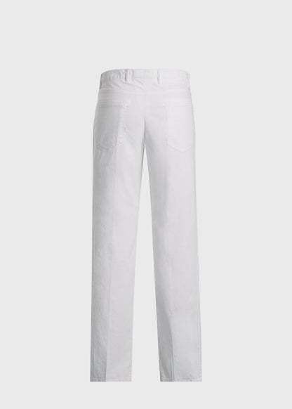 Cotton & Silk Five Pocket Pant - Paul Stuart Featured