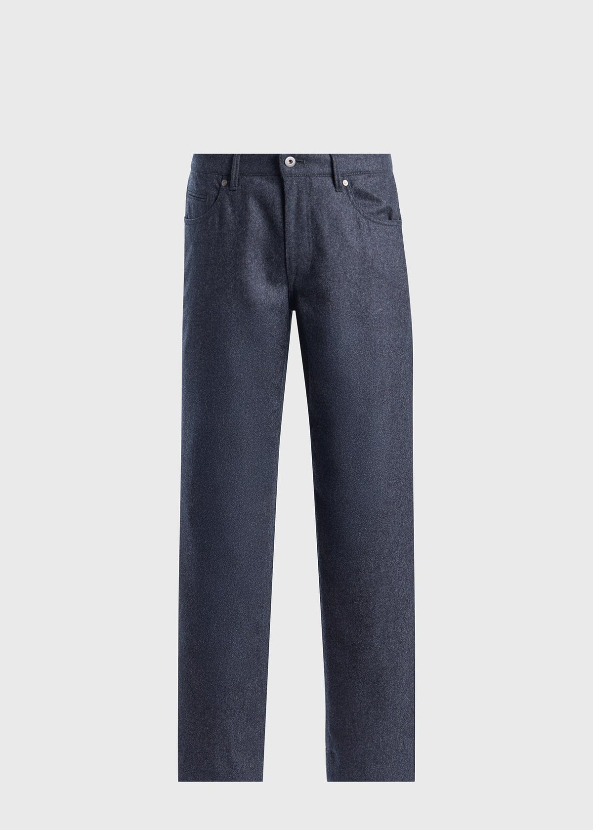 Wool Flannel Five Pocket Pant - Paul Stuart Essential