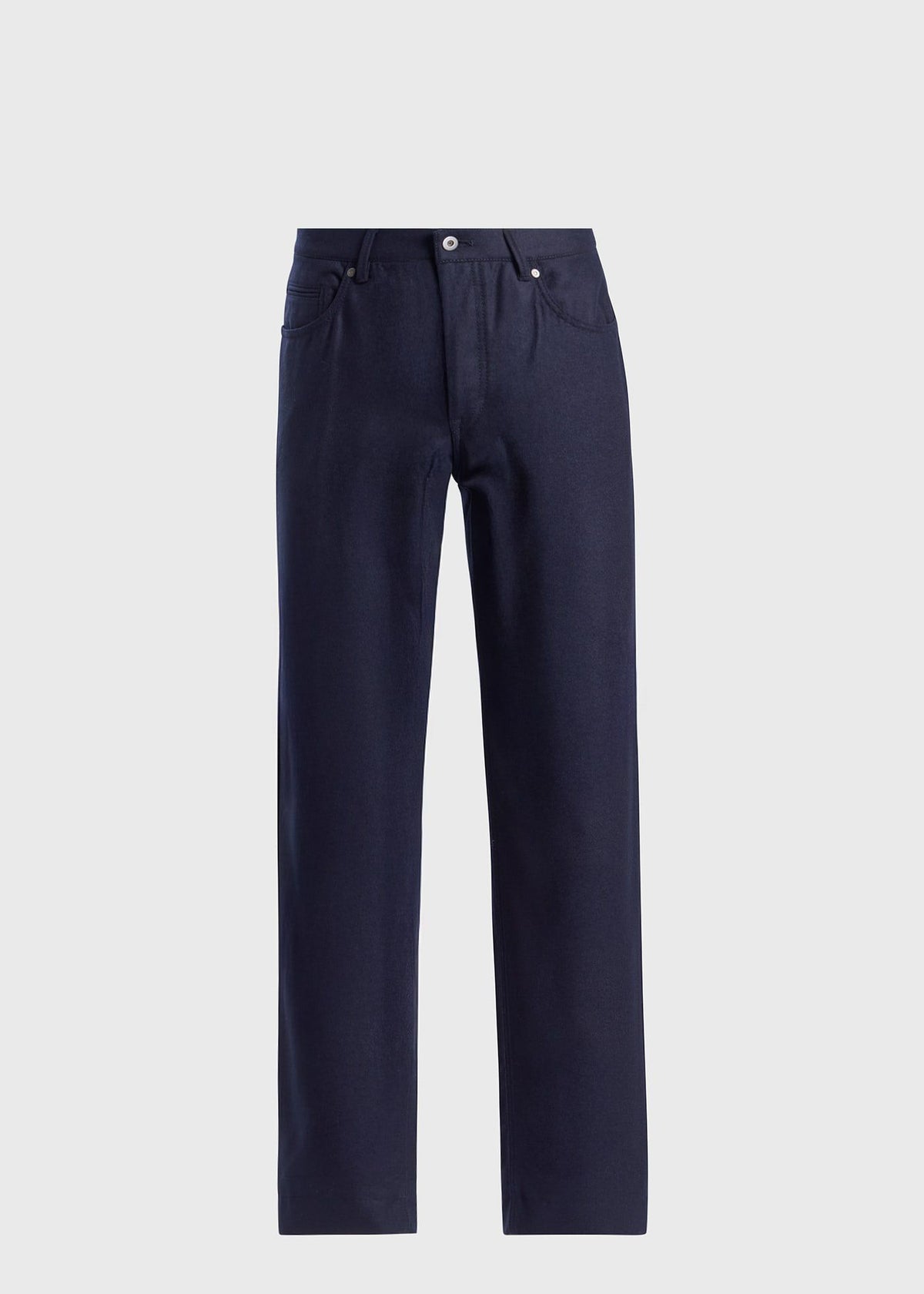 Wool Flannel Five Pocket Pant - Paul Stuart Classic
