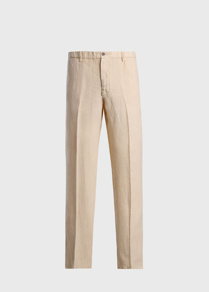 Linen Garment Dyed Trouser - Paul Stuart Customer Favorite