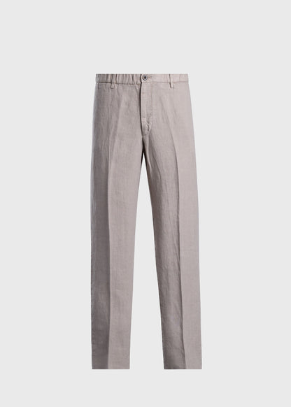 Linen Garment Dyed Trouser - Paul Stuart New