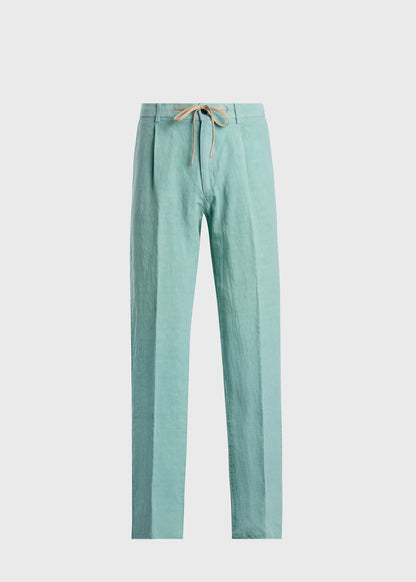 Linen Drawstring Trouser - Paul Stuart Best Seller