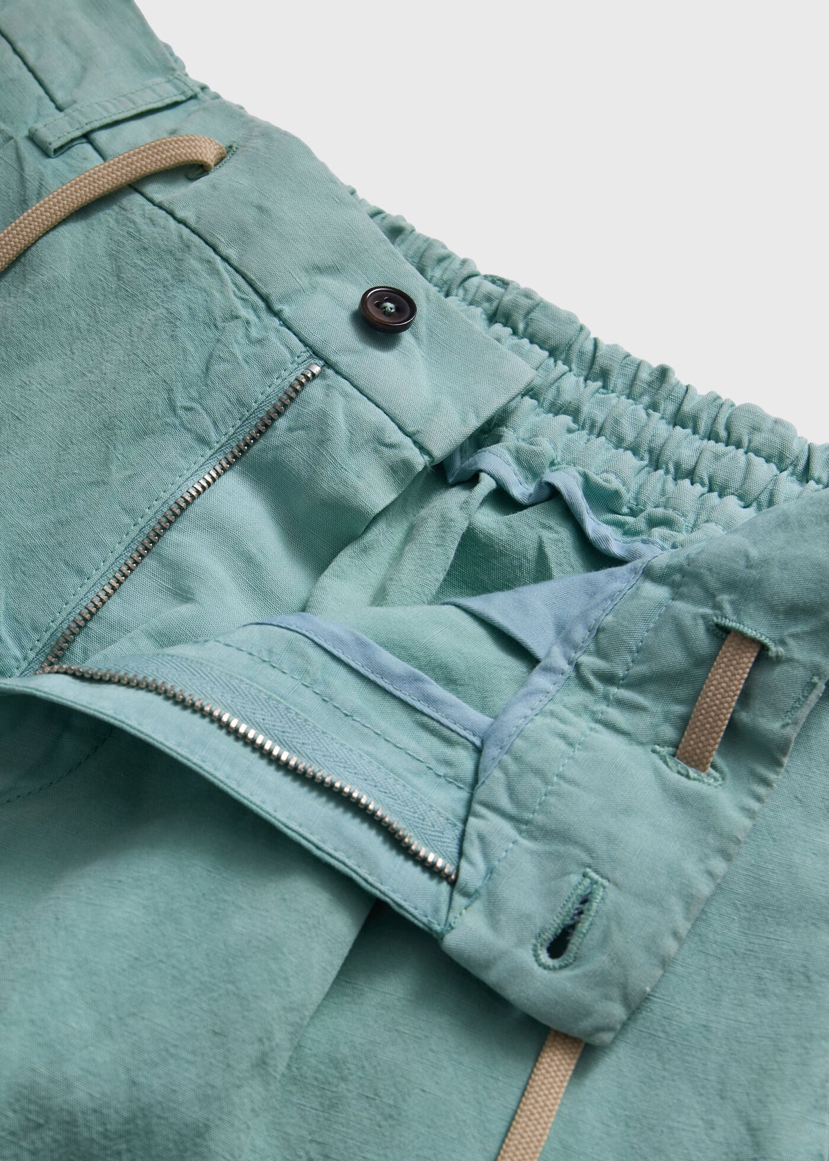 Linen Drawstring Trouser - Paul Stuart Best Seller
