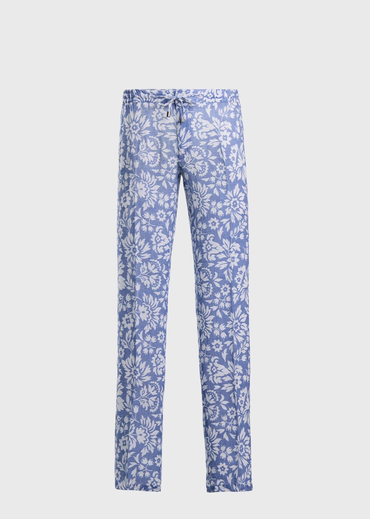 Floral Linen Trouser - Paul Stuart Recommended