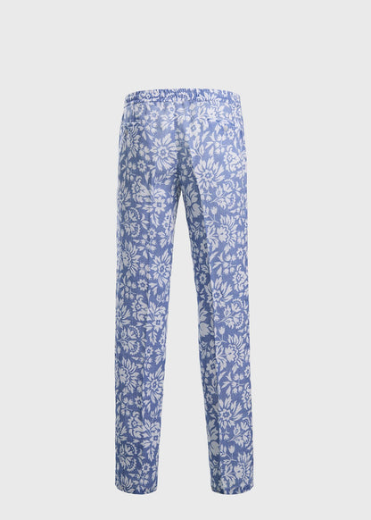 Floral Linen Trouser - Paul Stuart Recommended