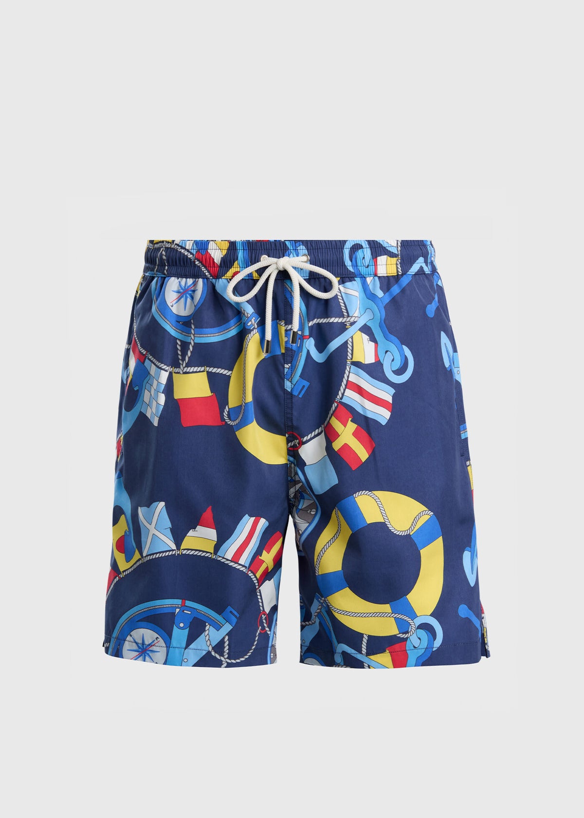 Nautical Print Swim Trunk - Paul Stuart Top Pick