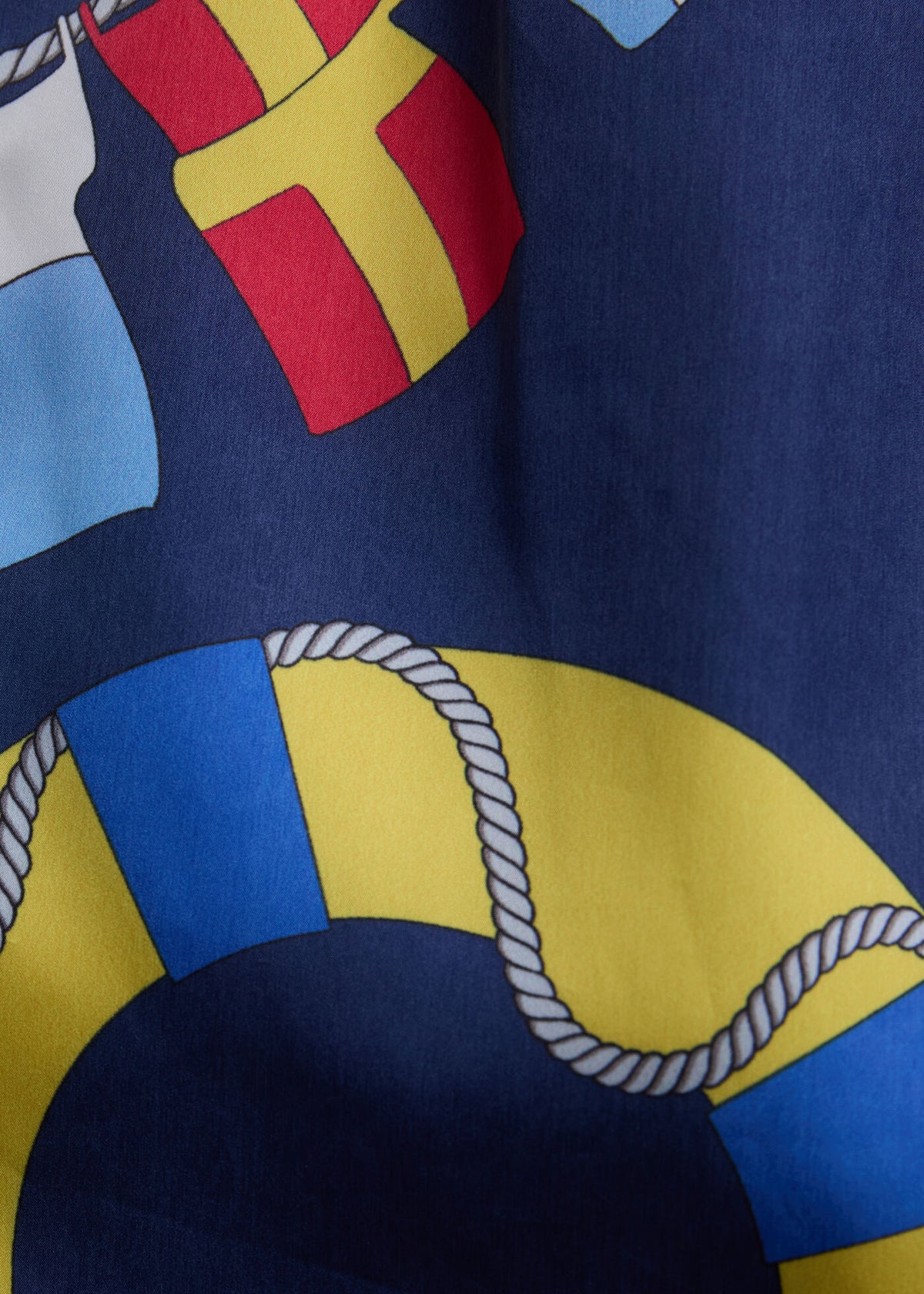 Nautical Print Swim Trunk - Paul Stuart Top Pick