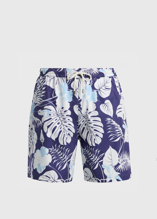Botanical Print Swim Trunk - Paul Stuart Premium