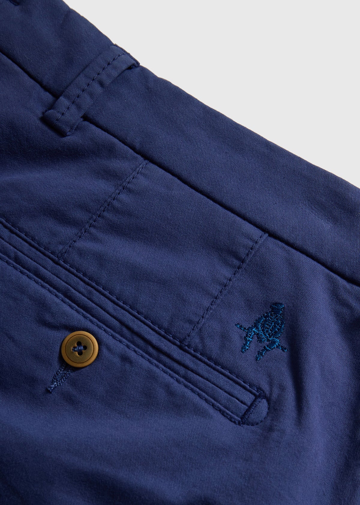 Cotton Twill Logo Short - Paul Stuart Classic