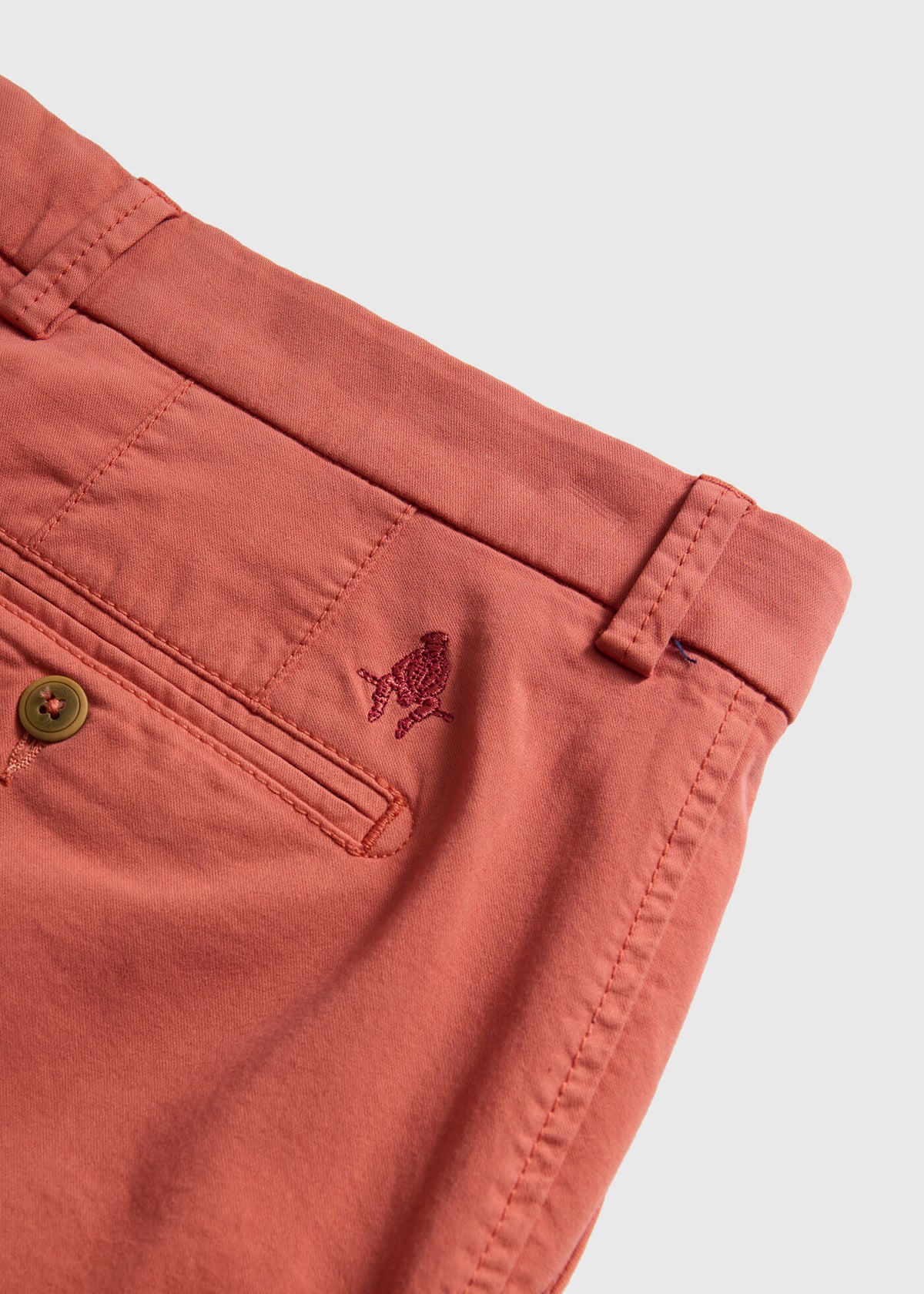 Cotton Twill Logo Short - Paul Stuart Trusted