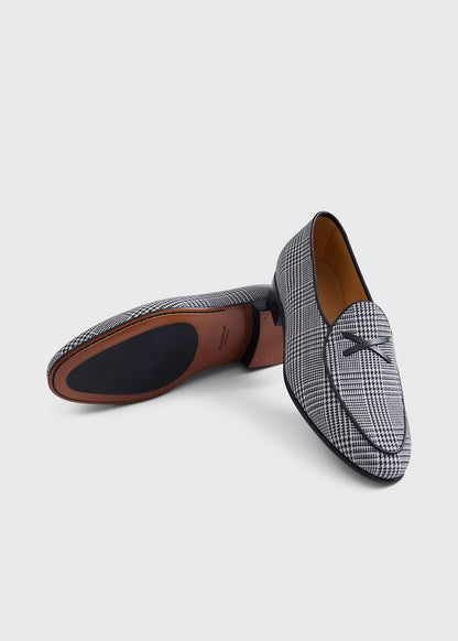 Francisco Wool Plaid Loafer - Paul Stuart Smart Buy