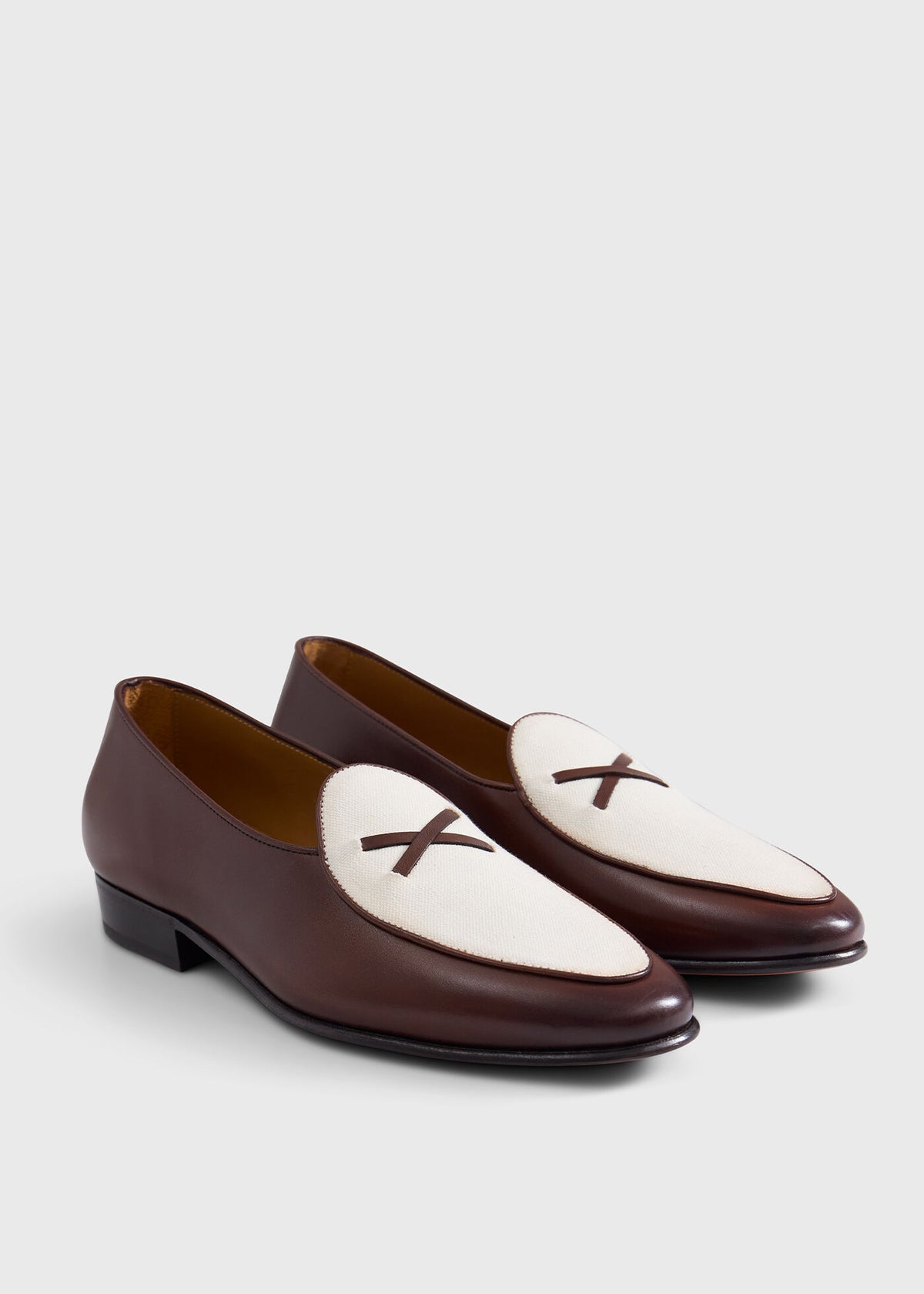 Francisco Leather and Canvas Loafer - Paul Stuart Essential