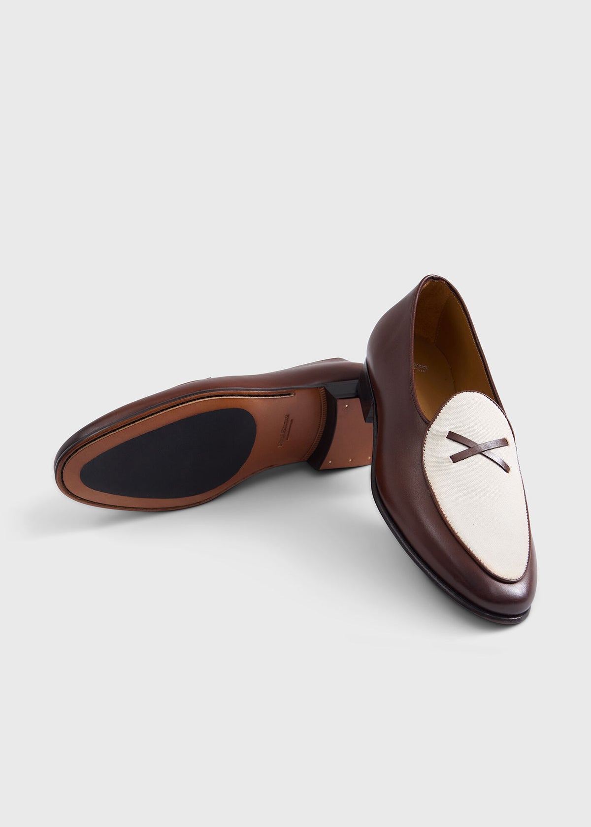 Francisco Leather and Canvas Loafer - Paul Stuart Essential