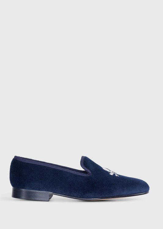 Tyler Velvet Skull Slip-on - Paul Stuart Hot Sale