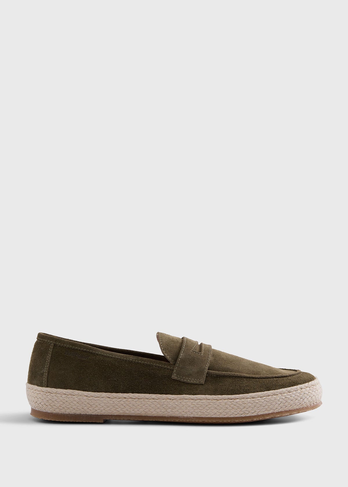 LLoyd Suede Penny Loafer Espadrille - Paul Stuart Signature