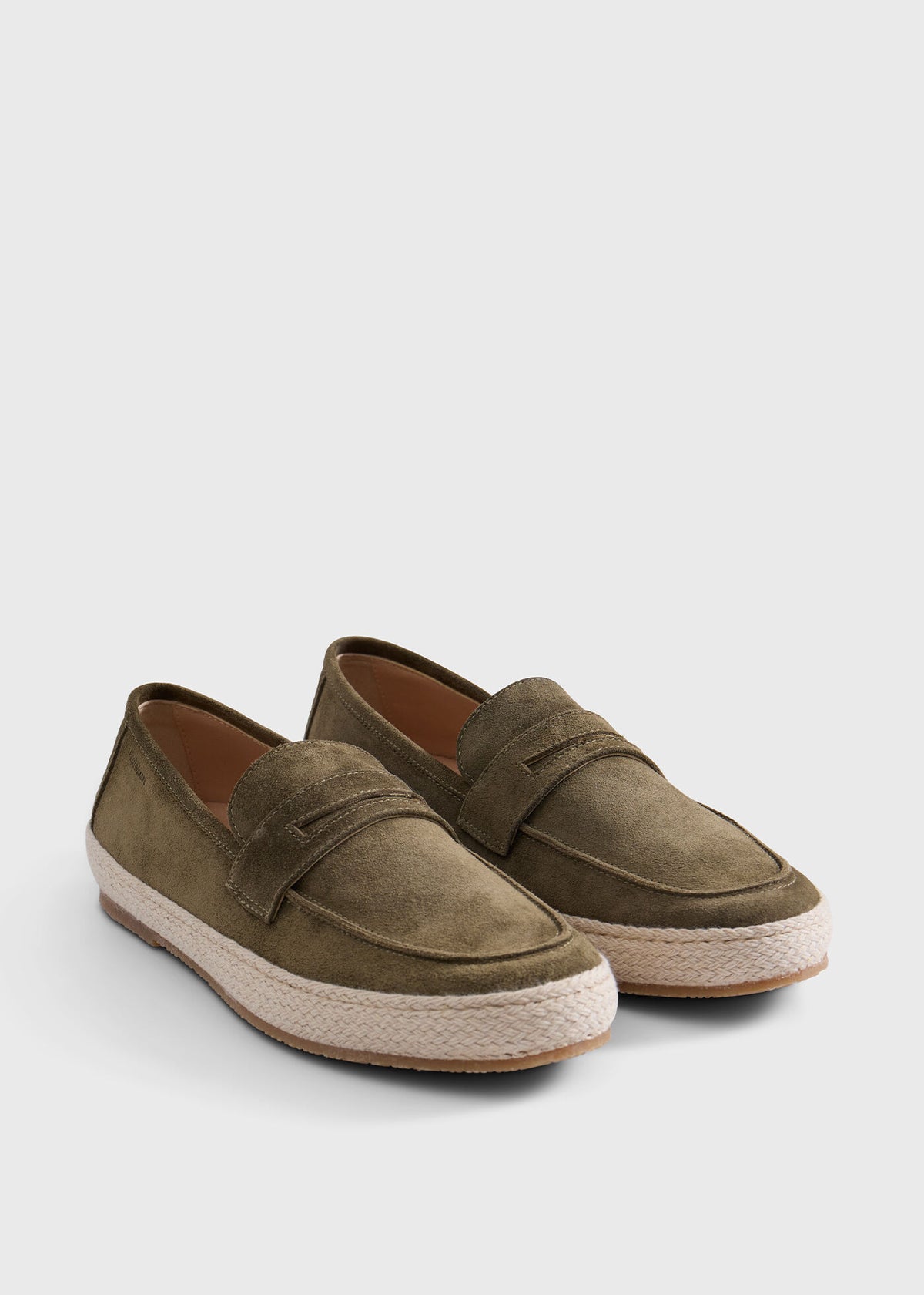LLoyd Suede Penny Loafer Espadrille - Paul Stuart Signature