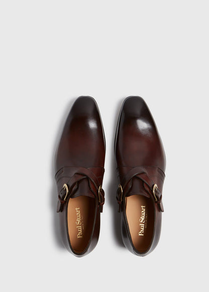 Galante Double Cross Monk Strap - Paul Stuart Classic