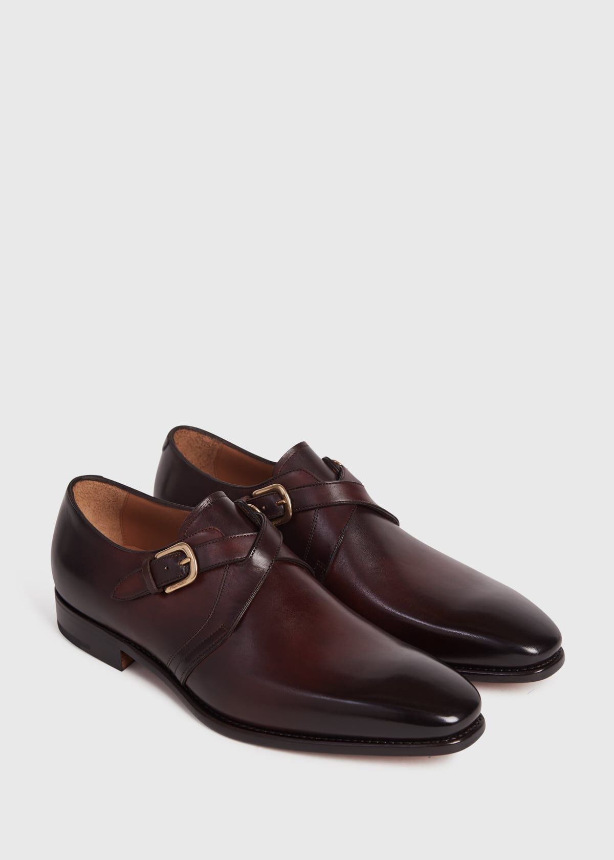 Galante Double Cross Monk Strap - Paul Stuart Classic