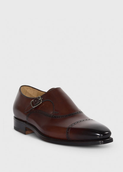 Sean Leather Cap Toe Monk Strap - Paul Stuart Top Pick