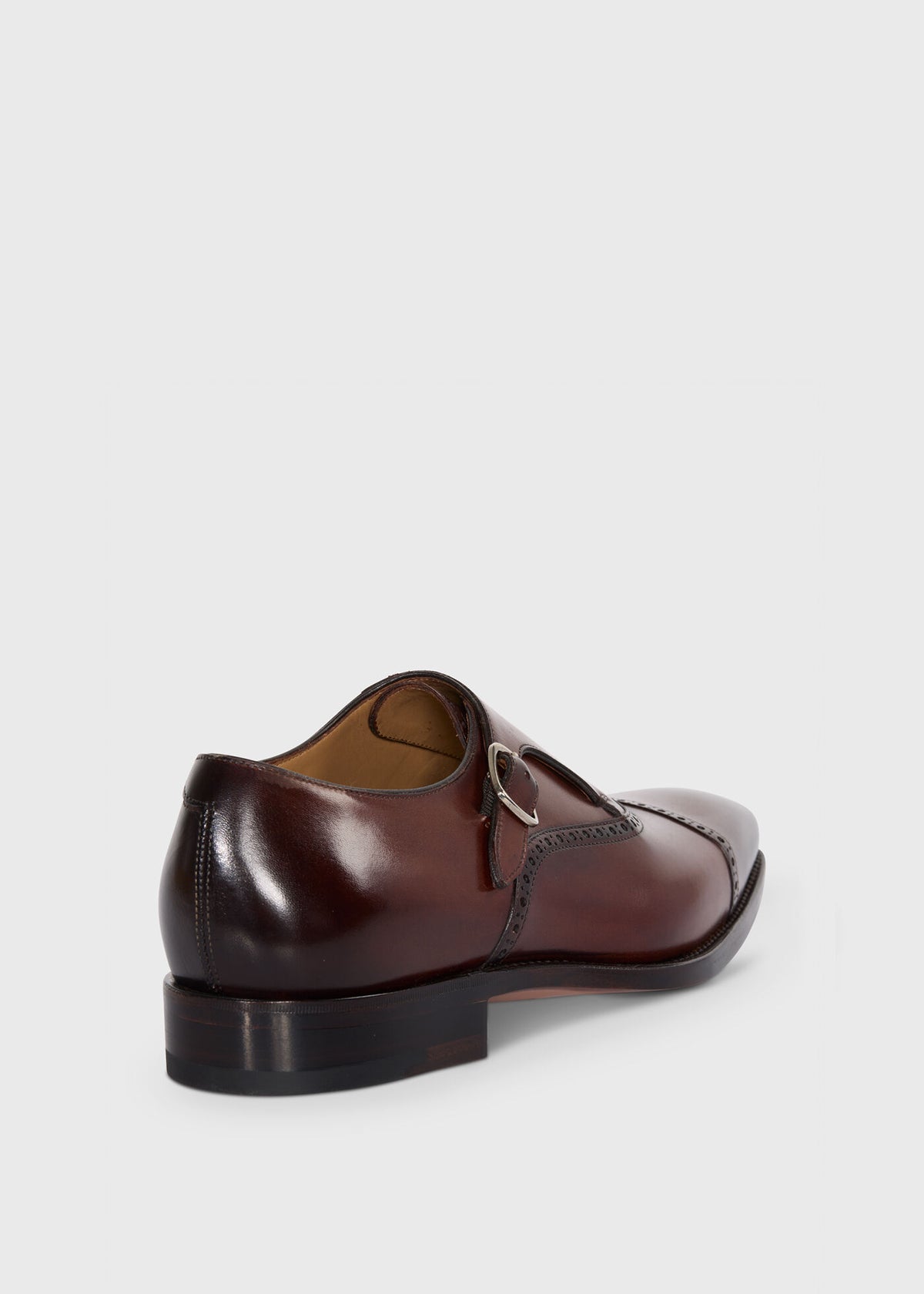 Sean Leather Cap Toe Monk Strap - Paul Stuart Top Pick