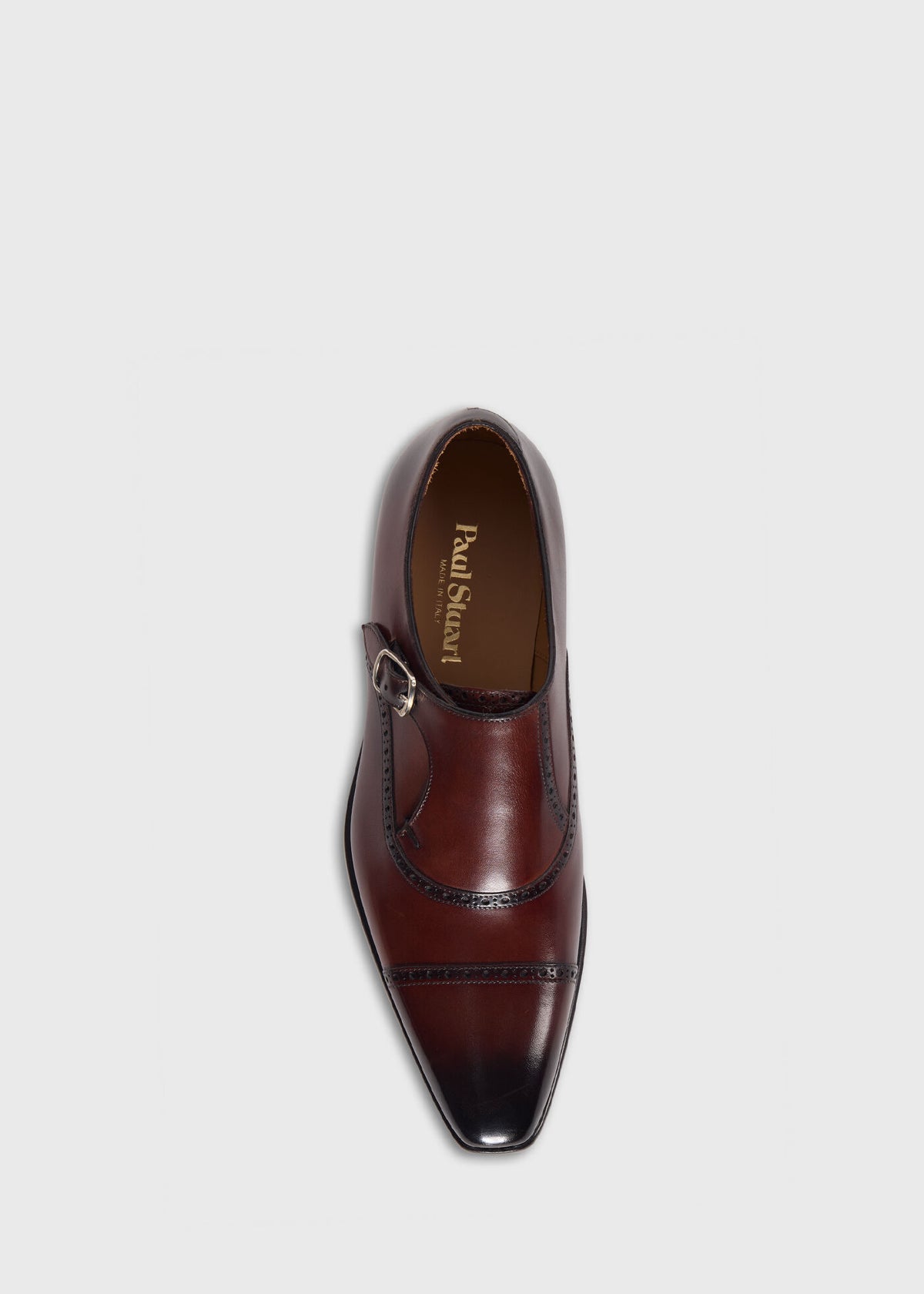 Sean Leather Cap Toe Monk Strap - Paul Stuart Top Pick
