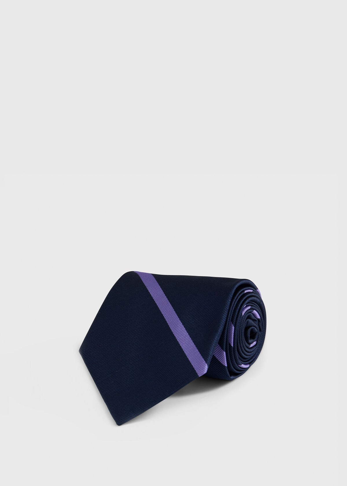 Woven Silk Regimental Stripe Tie - Paul Stuart Sale