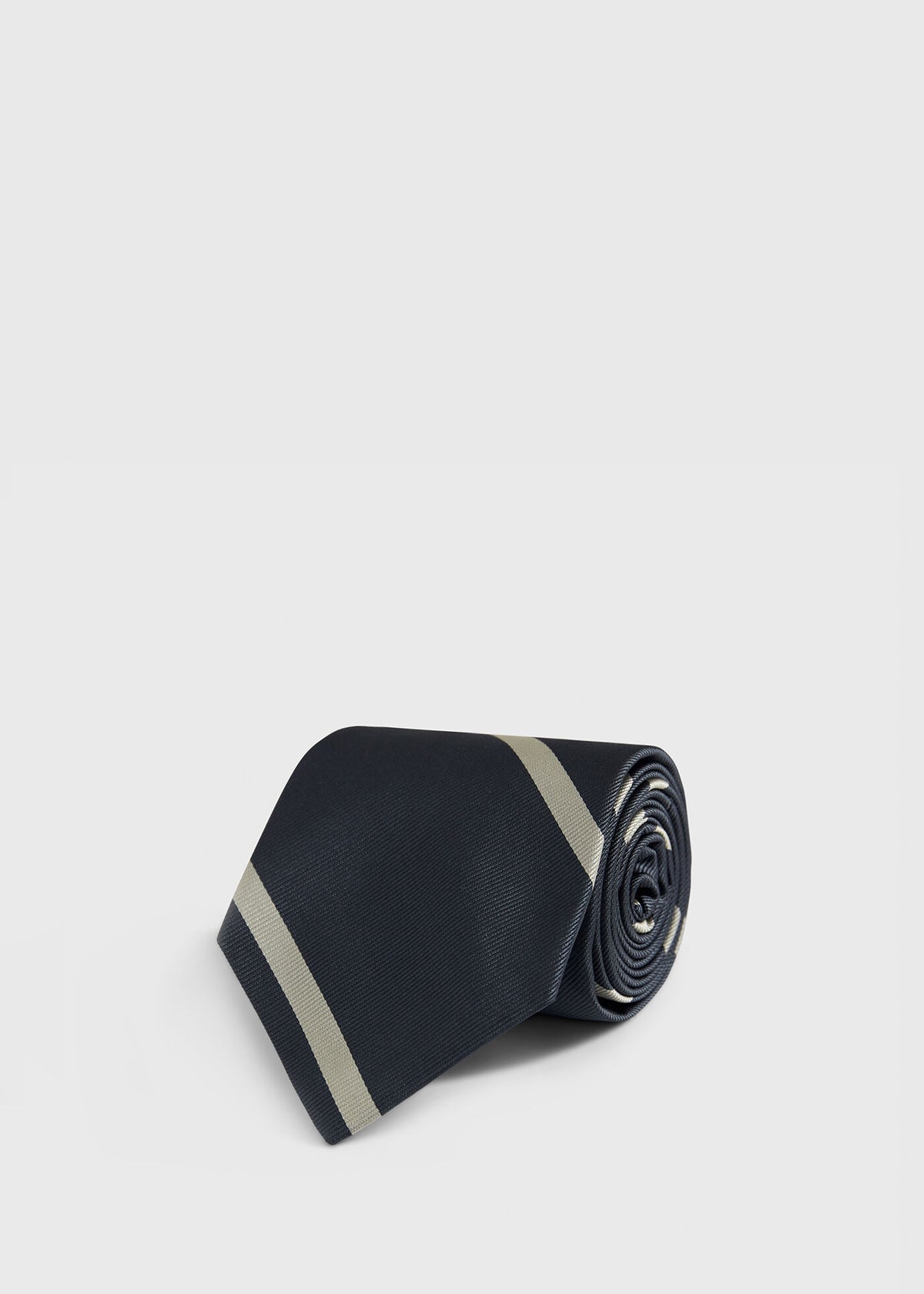 Woven Silk Regimental Stripe Tie - Paul Stuart Featured